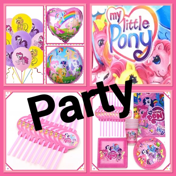 🌸NEW🌸My Little Pony Birthday Party Pack - Picture 1 of 13